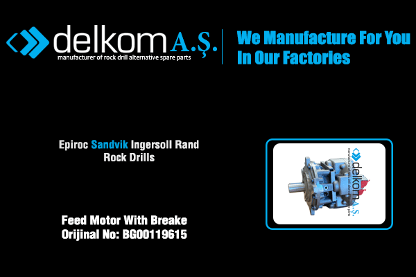 Feed Motor With Breake Rock Drill Spare Parts