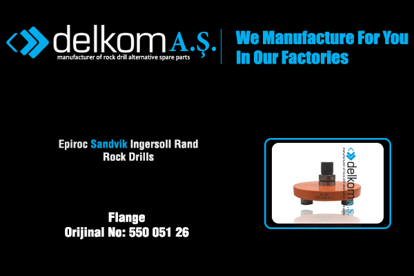 Flange Rock Drill Spare Parts