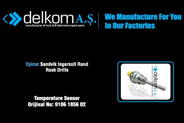Sensor de Temperatura Rock Drill Spare Parts