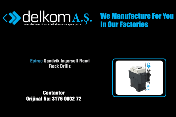 Kontaktör Rock Drill Spare Parts