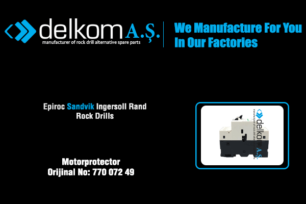 Motor Koruma Şalteri Rock Drill Spare Parts