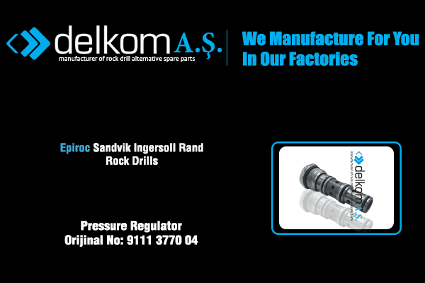 Hızlı Baskı Valfi Komple Rock Drill Spare Parts