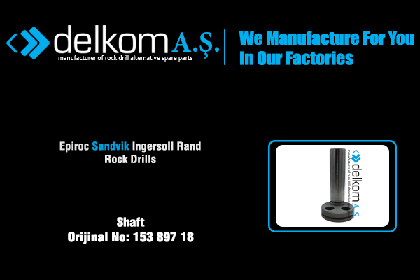 Eksantrik Mili Rock Drill Spare Parts