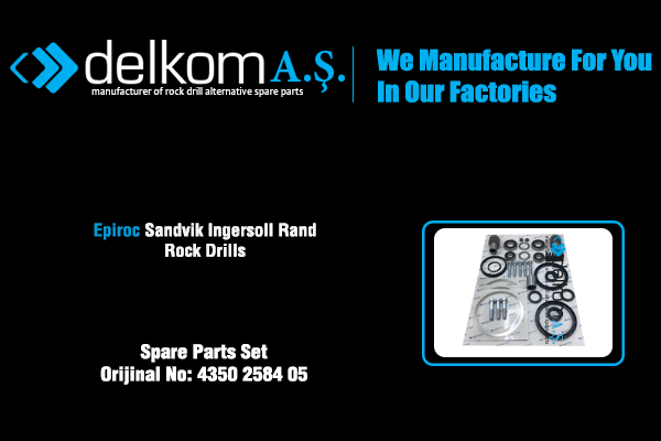 1000 Saatlik Bakım Seti Rock Drill Spare Parts