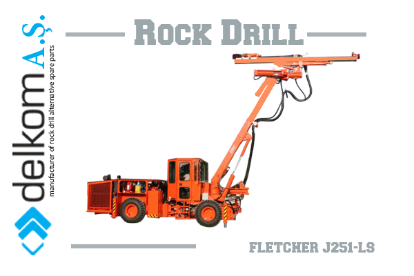 Fletcher jumbo spare, Fletcher jumbo spare parts, Fletcher rock drill spare