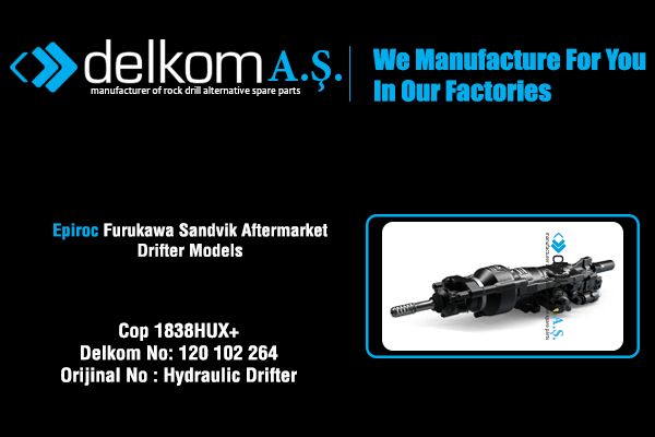 COP 1838HUX+ Rock Drill Spare Parts