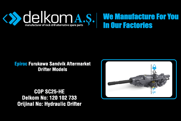 COP SC25-HE Rock Drill Spare Parts