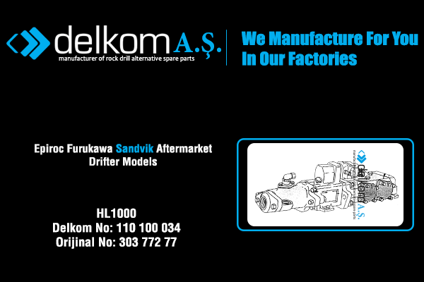 HL1000 Rock Drill Spare Parts