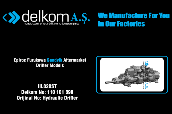 HL820ST Rock Drill Spare Parts