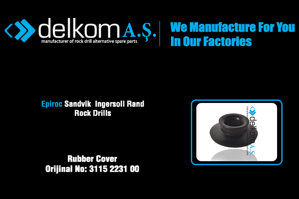 Rubber Cover Rock Drill Spare Parts