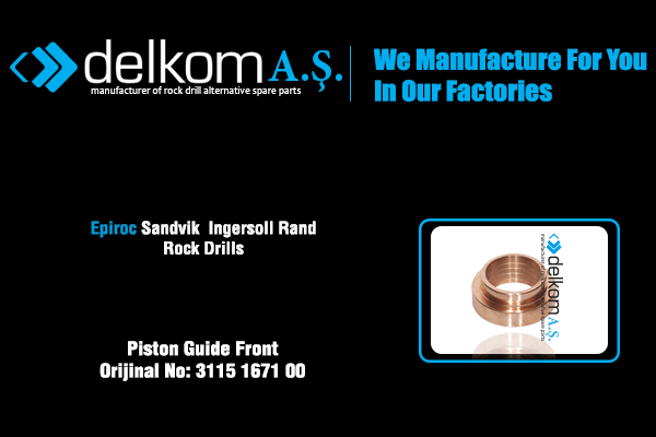 Piston Guide Front Rock Drill Spare Parts