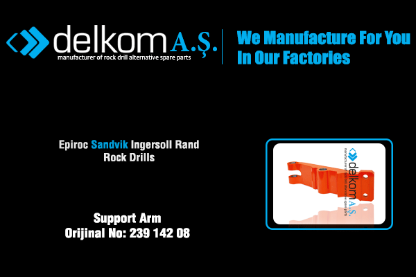 Support Arm Rock Drill Spare Parts