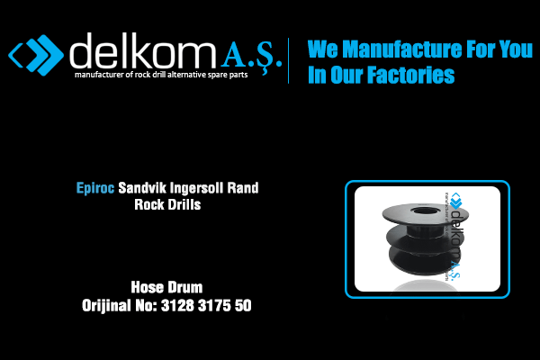 Hose Drum Rock Drill Spare Parts