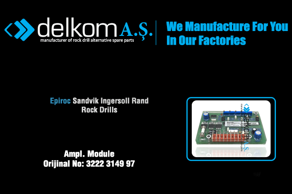 Ampl. Module Rock Drill Spare Parts