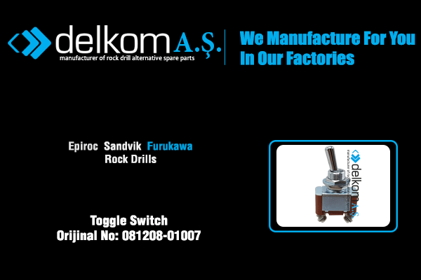 Toggle Switch Rock Drill Spare Parts