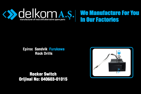 Rocker Switch Rock Drill Spare Parts