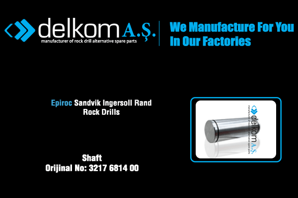 Shaft Rock Drill Spare Parts