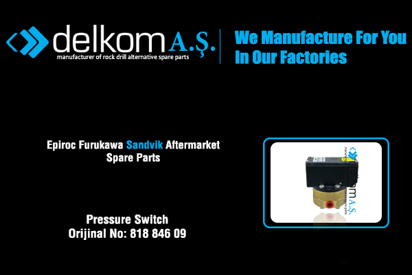 Pressure Switch Rock Drill Spare Parts