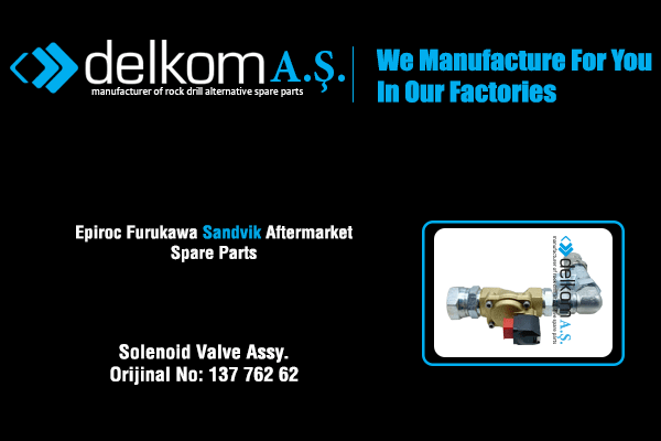Solenoid Valve Assy. Rock Drill Spare Parts