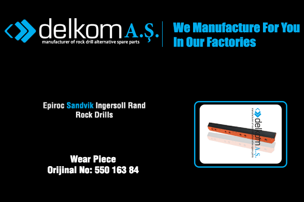 Wear Piece Rock Drill Spare Parts