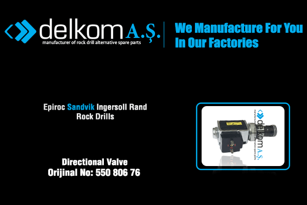 Directional Valve Rock Drill Spare Parts