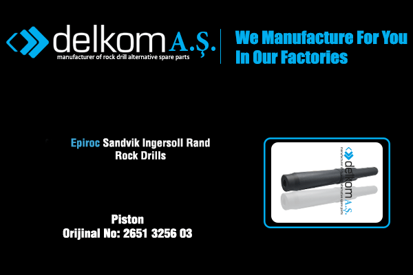 Piston Rock Drill Spare Parts