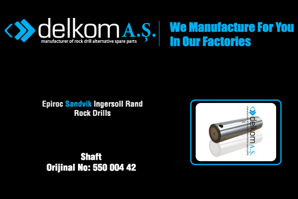 Shaft Rock Drill Spare Parts