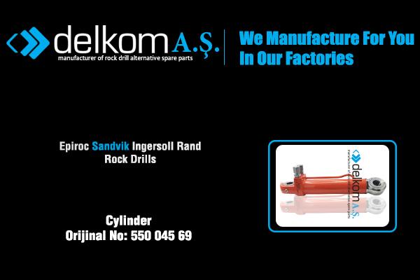 Cylinder Rock Drill Spare Parts