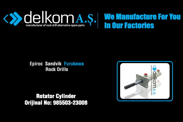 Rotator Cylinder Rock Drill Spare Parts