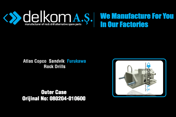 Outer Case Rock Drill Spare Parts