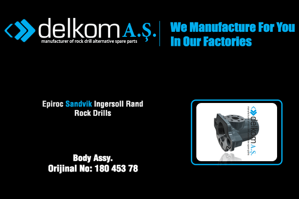 Body Assy. Rock Drill Spare Parts