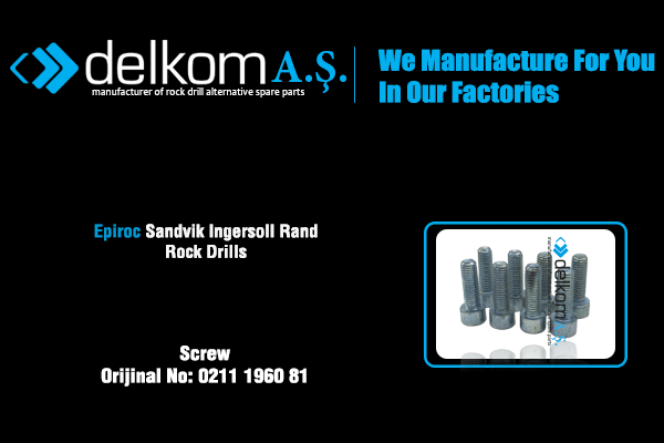 Screw Rock Drill Spare Parts