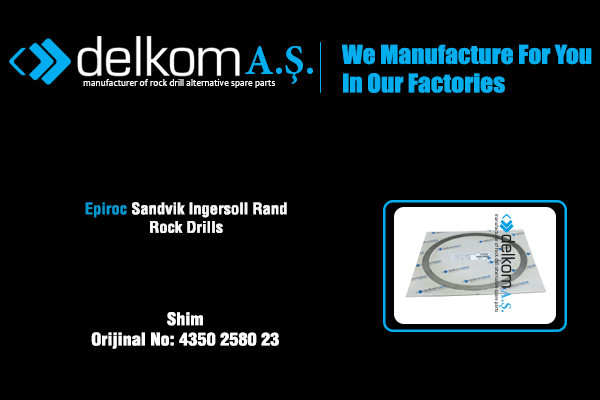 Shim Rock Drill Spare Parts