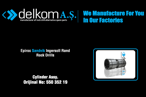Cylinder Assy. Rock Drill Spare Parts