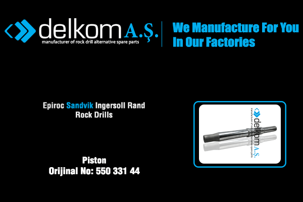 Piston Rock Drill Spare Parts