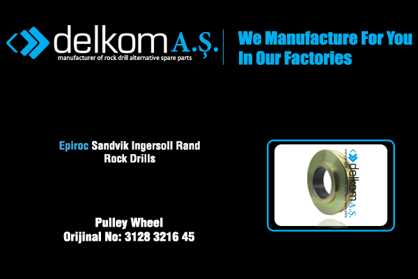 Pulley Wheel Rock Drill Spare Parts