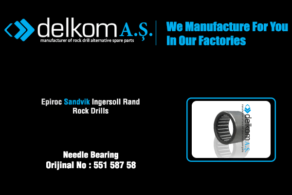 Needle Bearing Rock Drill Spare Parts