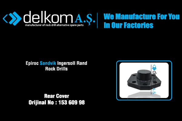 Rear Cover Rock Drill Spare Parts