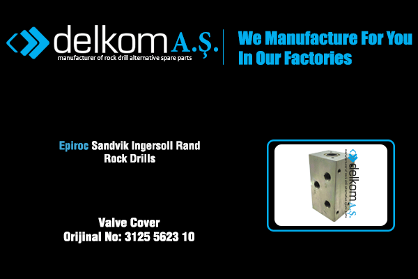 Valve Cover Rock Drill Spare Parts