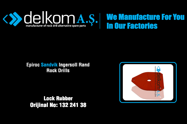 Lock Rubber Rock Drill Spare Parts