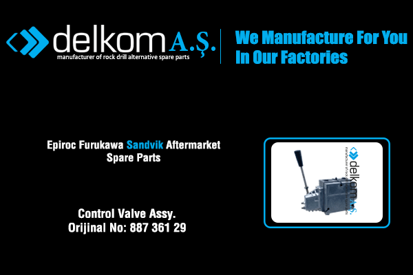 Control Valve Assy. Rock Drill Spare Parts