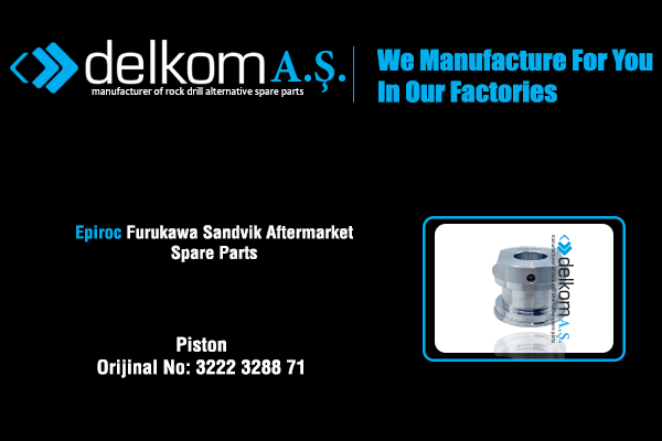Piston Rock Drill Spare Parts