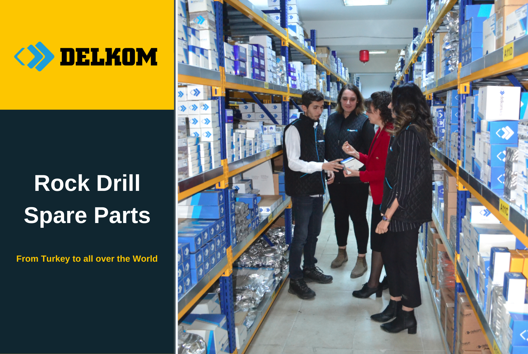 Delkom Rock Drill Spare Parts Manufacturer